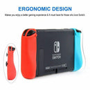 For Joy-Con Gel Guards with Thumb Grips Caps for Nintendo Switch (Blue+Red)