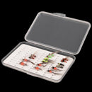 Fly Fishing Hook Box 168 Flies Fishing Lure Hook Tackle Storage Box Waterpr S9K8