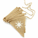 Wedding party decoration linen e-flag party flag