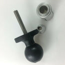 Motorcycle Bicycle Bracket Black Fork Base With 1 Inch Ball Head For Ram Mo B5B7