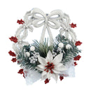 White Christmas Home Door Window Ornaments Christmas Decoration Xmas Tree H