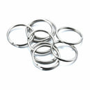 10x in Set Metal Key Holder Split Rings Keyring Keychain AU Keyfob U9O6