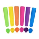 Set of 6 Popsicle Mold Ice Stick Frozen Food Mould For Summer Silicone DIY Tool