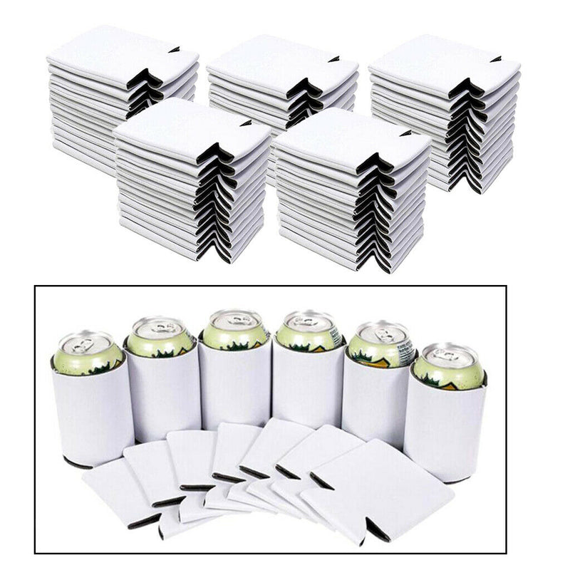 50 Pieces Beer Cans Soft Insulating Cooling Sleeves