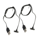 2 Pack Smart Watch Magnet Charging USB 4 Pin Magnetic Chargering Cable for