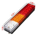 Tail light Stop Brake lamps Lights Indicators 20LED Boat Trailer Bar 12V 2 BHO