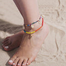 Boho Shell Foot Chain Handmade DIY Weave Colortful Anklet Bracelet Women JewelJR