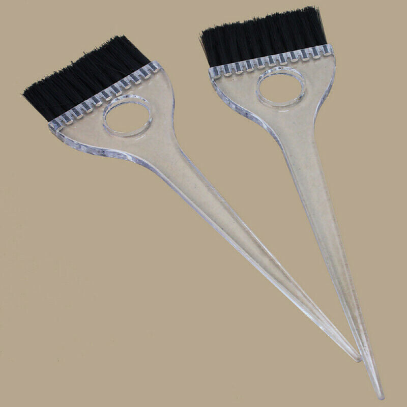 2 Professional Plastic Salon Application Coloring Brush Hair Dye Perm Bleach