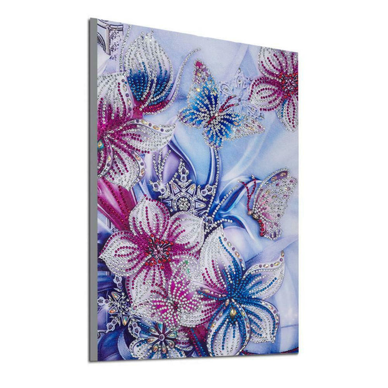 5D DIY Special Shaped Diamond Painting Flowers Cross Stitch Embroidery Kits