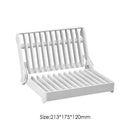 Plastic Dish Rack Plate Drain Holder Shelf Durable Kitchen Dish Drying Tray
