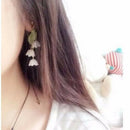 beautiful lily of the valley flower dangle drop earrings  O6M6