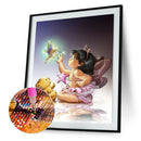 Child Diamond Painting 5D DIY Full Round Drill Mosaic Rhinestones (XF056) A