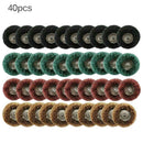 40X Durable Abrasive Wheel Buffing Polishing Wheel For Rotary Bit Set Drill J4G5