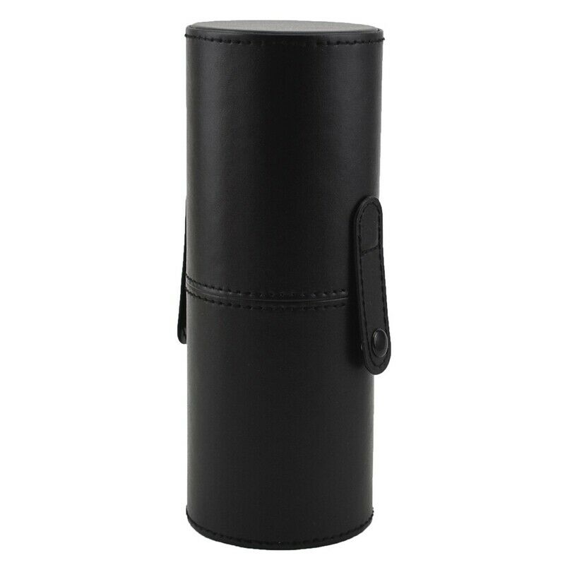 Makeup Brush Holder PU Leather Cosmetic Cup Case Pen Empty Storage Box Orga X8M3