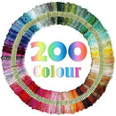 Rainbow Color Embroidery Thread Cross Stitch Threads Bracelets Floss Crafts