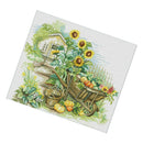 Villa Landscape Printed Cross Stitch Kit for Adults Stamped Cottage Pattern