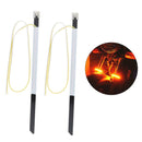 2PC Flexible Amber Motorcycle LED Fork Turn Signal Daytime Running Light