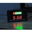 Waterproof 12V Lead-acid Battery Power Capacity Indicator Voltmeter Voltage LED