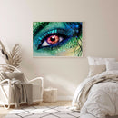 5D DIY Diamond Painting Green Eye Rhinestone Kit Full Round Home Wall Art