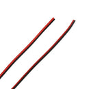 22 Gauge 15m Red Black Zip Wire AWG Cable Power Ground Stranded Copper Car I7A8
