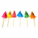 100 Mixed Paper Cocktail Umbrellas Parasols for Party Tropical Drinks AccessZ7E8