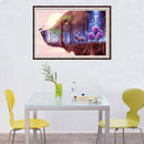 5D DIY Full Drill Diamond Painting Deer Cross Stitch Embroidery Home Decor