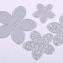 4pc Flower Metal Cutting Dies Stencil Scrapbook Embossing Card Paper Decor Craft