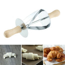 Stainless Steel Rolling Cutter for Making Croissant Bread Wheel Pastry KnifEB3C