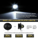 White LED Number License Plate Light Bulbs For Ford F150 & Raptor 2001-2014