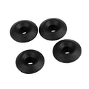 Pack of 4 Black Nylon Mooring Deck Fitting Accessories for Kayak Canoe Boat