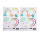 24pcs Cartoon Rainbow Cloud Wall Stickers PVC Baby Room Decoration Wall JC3C