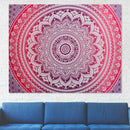 Boho Wall Tapestry Beach Towel Blanket Home Carpet (Mandala02)(150x130cm) SN9F