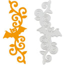Halloween Bat Border Metal Cutting Dies Embossing Scrapbook DIY Album Stenc BX