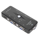 4-Port USB KVM Switch Mouse Keyboard VGA Video Monitor 200MHz 1920x1440