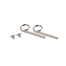 2Pcs Trumpet Slide Finger Ring Screws for Professional Trumpet Cornet Repla