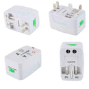 Global Universal Conversion Of Plug Socket Convert AC Power White Adapter K2I3