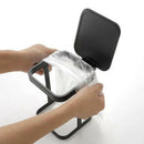 Office Small Garbage Bin Desktop Trash Can Flip Lid Living Room Paper Baske