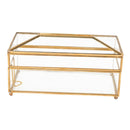 Tissue Box Geometric Transparent Home Desk Coffee
