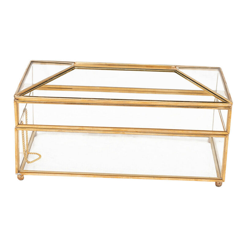 Tissue Box Geometric Transparent Home Desk Coffee