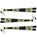 remove before flight fad pilot lanyards for key neck strap id card badge gym3CV