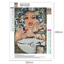 5D DIY Full Drill Diamond Painting Cleaning Face Cross Stitch Embroidery