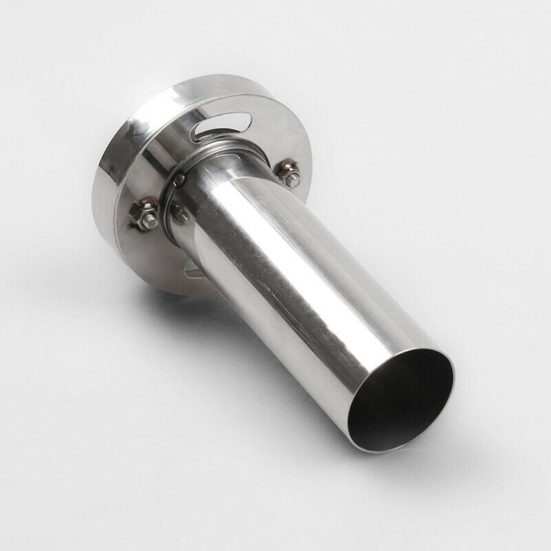 Stainless steel Car 3.5/4/4.5" Adjustable Round Tip Silencer Exhaust Muffler