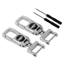 2pcs Car Keychain Key Rings Zinc Alloy Non-fading Universal Fit for Buick  for