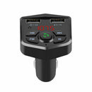 Hands-free Bluetooth 5.0 Car Kit FM Transmitter USB Charger Adapter MP3 Player