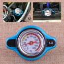 Car Thermostatic Radiator Cap Cover 1.3 bar Small Head Water Temp Gauge Meter