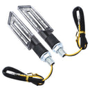 2PCS Motorcycle LED Blade Turn Signal Electric Car Turning Light Indicator Li ~ï¼ˆ