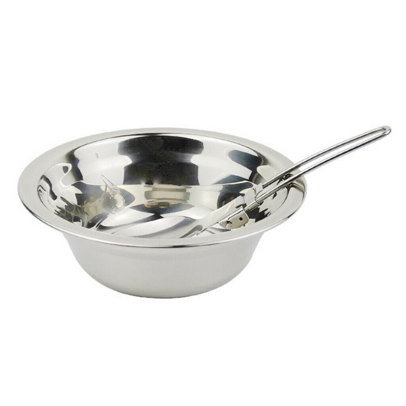 1 Set Portable Tableware With  Fork Spoon Camping BBQ Travel Hiking