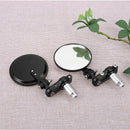 Universal Motorcycle Aluminum Fodable Handle Bar End Rearview Side Mirrors