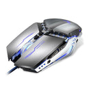 S30 Gaming Mouse Wired w/4 Color LED Backlight Mechanical Computer Mice for PC