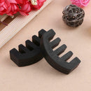 5pcs Black 5-Prong Rubber 4/4 Violin Silencers Fiddle Practice Mutes
